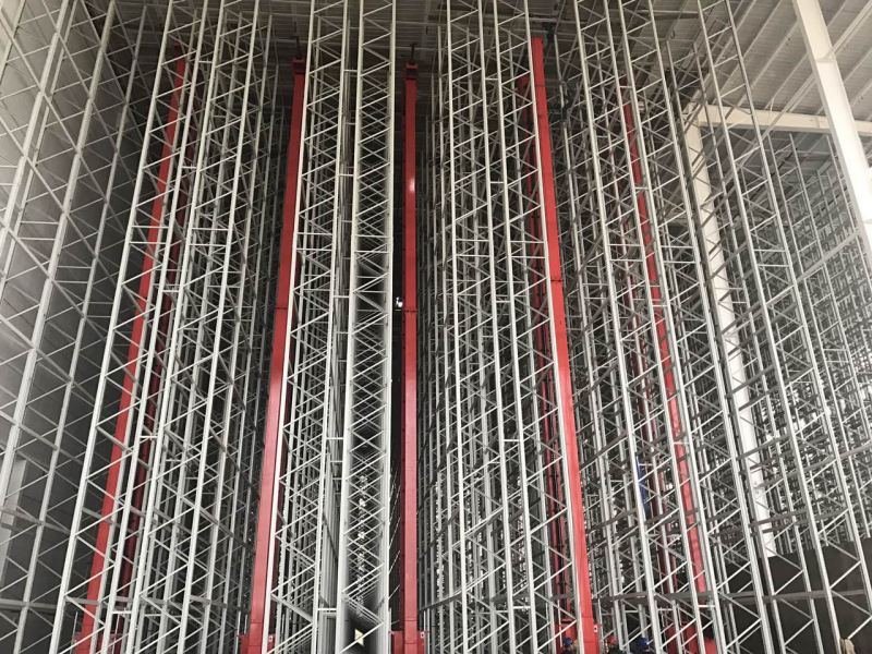 Single deep high bay racks