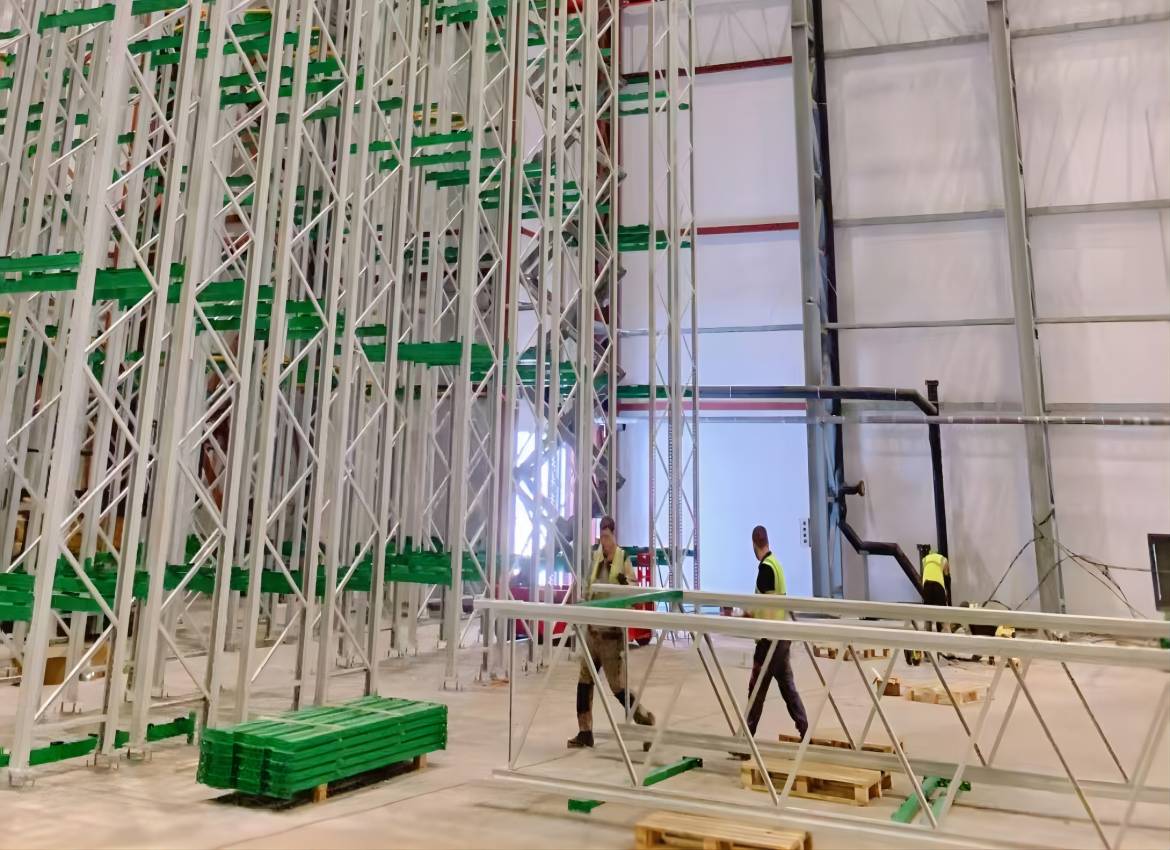 Báo cáo công trình xây dựng kho bia bằng cần cẩu xếp chồng của chúng tôi